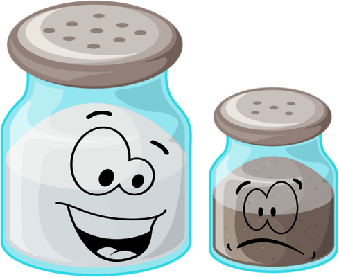 assaisonnement - alimentation - smiley émoticône émoji cartoon clipart illustration - artémotic