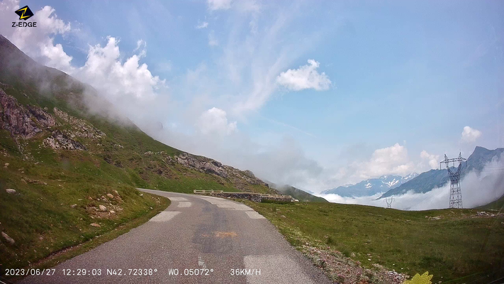 Bild: Wohnmobilreise in die Hoch-Pyrenäen, hier Fahrt auf den Col des Tentes 