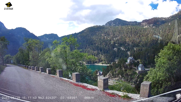  Bild: Wohnmobilreise in die Hochpyrenäen hier Fahrt zum Lac d´Orédon