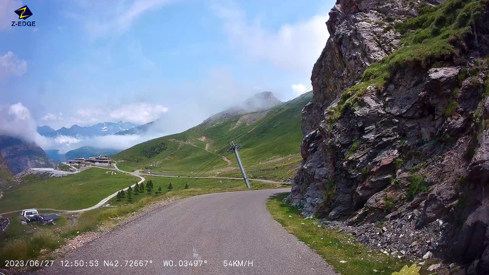 Bild: Wohnmobilreise in die Hoch-Pyrenäen, hier Abfahrt vom Col des Tentes 