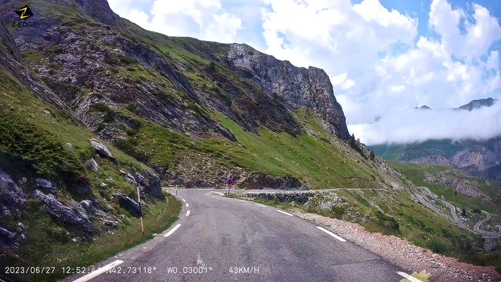 Bild: Wohnmobilreise in die Hoch-Pyrenäen, hier Abfahrt vom Col des Tentes 