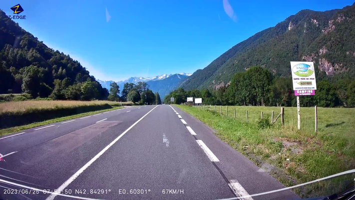 Bild: Wohnmobilreise in die Hochpyrenäen hier Fahrt nach Bagnères-de-Luchon