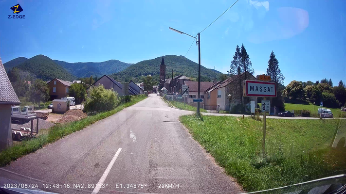 Bild: Wohnmobilreise in die Hochpyrenäen hier Abfahrt vom Col de Port