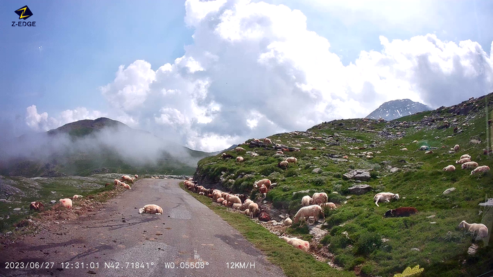 Bild: Wohnmobilreise in die Hoch-Pyrenäen, hier Fahrt auf den Col des Tentes 