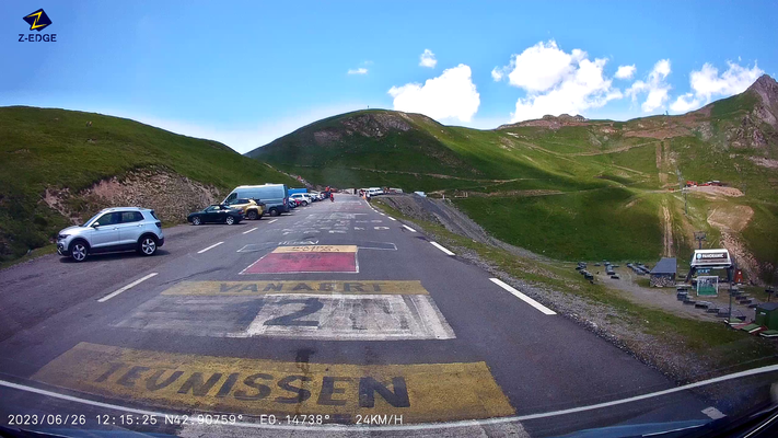 Bild: Wohnmobilreise in die Hochpyrenäen hier Fahrt zum Col du Tourmalet 