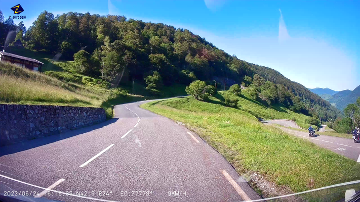 Bild: Wohnmobilreise in die Hochpyrenäen hier Fahrt über Col de Portet-d'Aspet und Col de Menté 