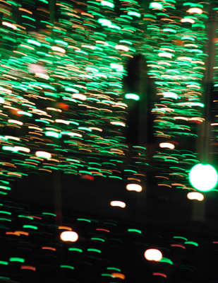 YAYOI KUSAMA, "Gleaming Lights of the Souls", 2008 (me inside the installation, on permanent display at the Louisiana Museum of Modern Art, Humlebæk - Denmark, 21st September 2019))