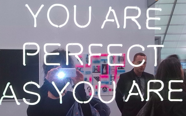 JEPPE HEIN "You are perfect as you are" 2013 (seen at Frieze New York 2014)