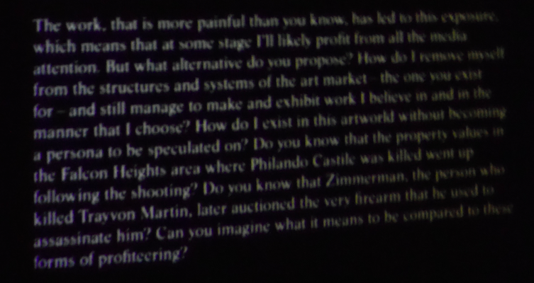LUKE WILLIS THOMPSON, Black Leadership (from his solo show "Hysterical Strength", GAMeC, Bergamo, August 2019)