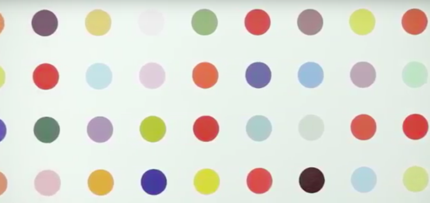 DAMIEN HIRST "Iodomethane-13c" 1999-2001 (from his website, detail)