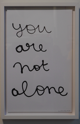 ANNE-LISE COSTE "You are not alone" 2014 (edition of 45 - seen in Art Basel 2016)