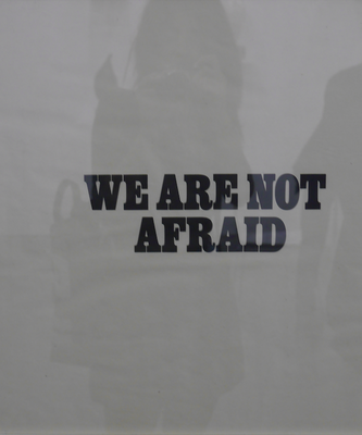 LES LEVINE "We are not afraid" 1980 (seen at Artissima 2018)
