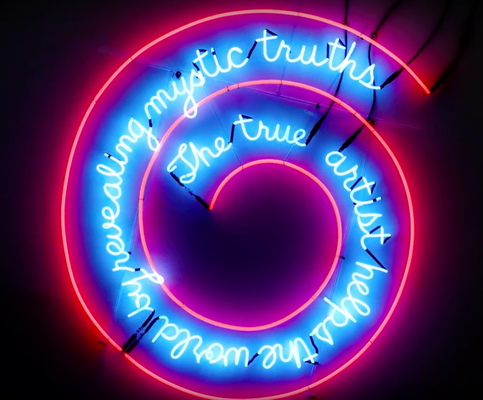 BRUCE NAUMAN (I don't remember where I saw this)