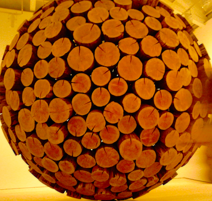 LEE JAEHYO, 0121-1110-112034, Wood, 210x210x66 cm 2012 (Saatchi Gallery, London 2012)
