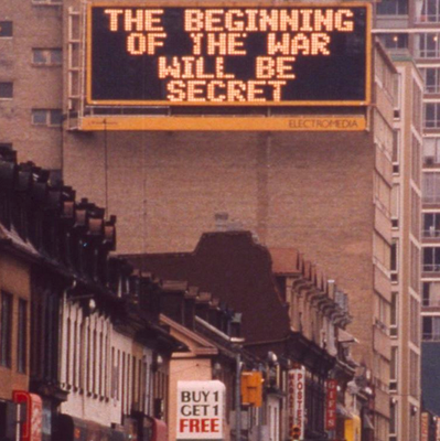 from JENNY HOLZER Instagram profile (January 7th 2020)