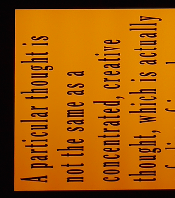 JOSEPH KOSUTH "Mondrian's work IX" 2015 (silkscreen on glass, white neon mounted directly on the wall, 204x200 cm - seen in Art Basel 2016)