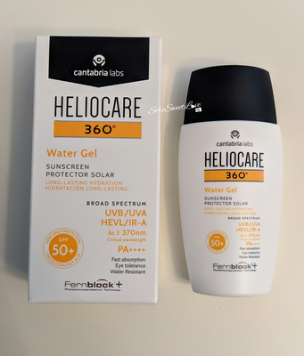 Fronte confezione Heliocare 360 ° water gel 50+