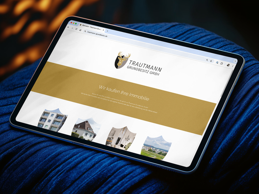 INCOM Kommunikation & Design | Onepager für die Trautmann Grundbesitz GmbH in Ingelheim