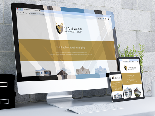 INCOM Kommunikation & Design | Onepager für die Trautmann Grundbesitz GmbH in Ingelheim