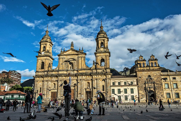 Die Plaza Bolivar von Bogota