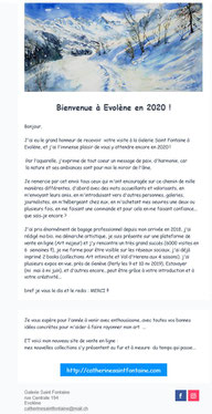 Newsletter de remerciements