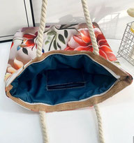 フラワー柄肩掛けトート  2,320円→1,480円(税込)  37×37×8cm