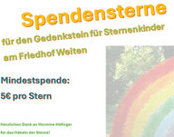 Gedenkstein für Sternenkinder 