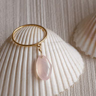 さくらひとえ　鎌倉の桜貝　アクセサリー　リング