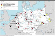 Carte du système concentrationnaire nazi