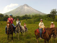 Paseo Caballo Volcan Arenal