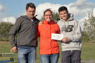 2. Platz Christian Hahnen + Isabelle le Bras + Glen Mabileau - BinPark Bergedorf Hamburg