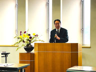 静岡県議会議員　鳥澤由克様ご祝辞をいただきました