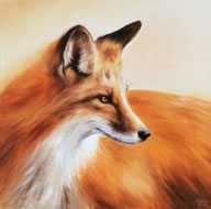 Fuchs - Öl-Gemälde - Rotfuchs - Tierportrait