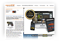Grafi: Webscreen 'OpenPR' - GOLDEN CAVIAR | KAVIAR & SAFRAN AUS HAMBURG
