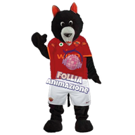Mascotte Lupo Romoletto Roma festa bambini