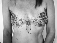 Sœurs d’Encre tatoueuses Rose Tattoo tatouage cancer du sein 15