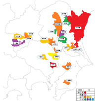 Home 江戸時代の大名領地map