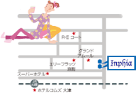 本校舎のすぐ隣他､契約寮･施設有