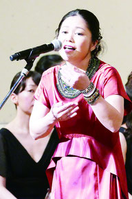 夏川りみさん=2日午後、市民会館大ホール