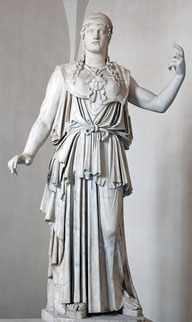 女神 アテーナー：オデュッセウス王の息子テレマコスの教育を託された賢者のメントール、じつは、女神 アテーナーの化身の老人だったということです。