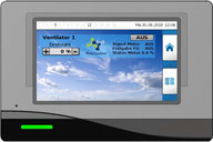 Rotasystem HVLS Ventilator Touchscreen