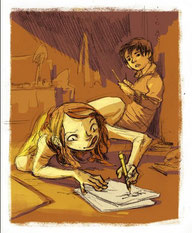 Thomas and Freda - Illustration by Xulia Vicente (Takitakos)