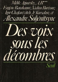 Des voix sous les décombres, Mélik Agourski (1974)