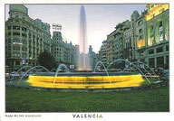 POSTAL - ESPAÑA - VALENCIA - EDICIONES 07 - 930 - VALENCIA - PLAZA DEL AYUNTAMIENTO (NUEVA) 1€.