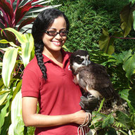 Wildlife volunteer. Alana Joseph. Trinidad. Conservation project.