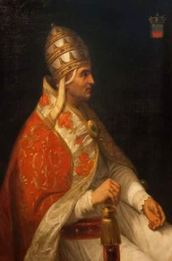 Bienheureux Urbain V, Pape de 1362 à 1370  est le seul des pontifes avignonnais à avoir été porté sur les autels avec le titre de bienheureux