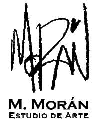 Logo Moran Estudio de Arte en color negro