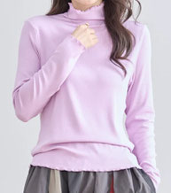メロー仕様のフリル  ハイネックインナー  フォーユー価格　1,680円(税込)  