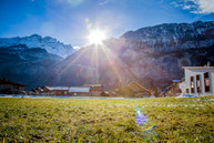 Aussicht von Grundstück Richtung Süden