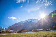 Aussicht von Grundstück Richtung Osten